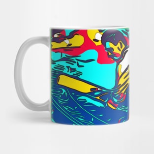 World Cup Cricket Batsman Passion P3 Mug